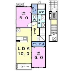 ブライト青山の物件間取画像